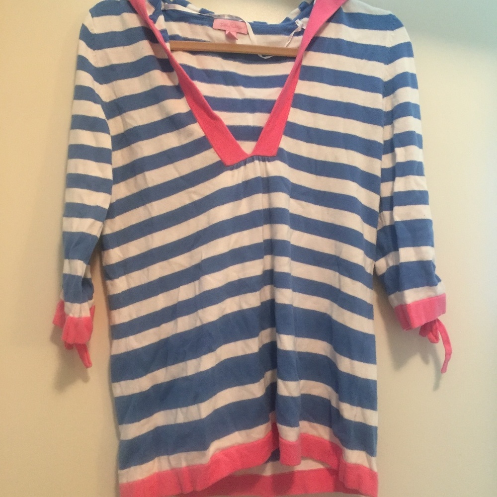 Lilly Pulitzer 100% Cotton Sweatshirt EUC Size S
